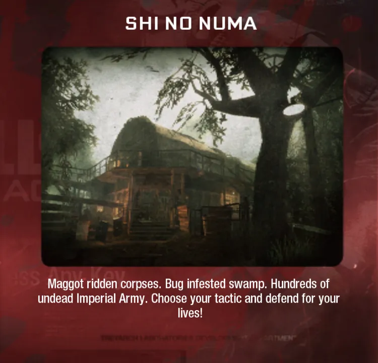 Shi No Numa original Black Ops map selection artwork